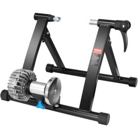 VEVOR Bike Trainer Stand, Fluid Stationary Bike Stand for 26"-29" Wheels, Noise Reduction Fluid Flywheel