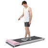 2 in 1 Under Desk Electric Treadmill 2.5HP, with Bluetooth APP and speaker, Remote Control, Display, Walking Jogging Running Machine Fitness Equipment