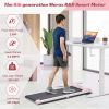 2 in 1 Under Desk Electric Treadmill 2.5HP, with Bluetooth APP and speaker, Remote Control, Display, Walking Jogging Running Machine Fitness Equipment